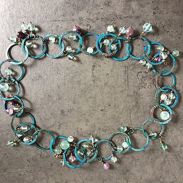Украшения ручной работы. Ярмарка Мастеров - ручная работа Бусы с флюоритом.. Handmade.