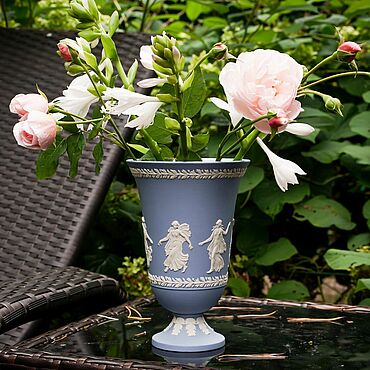 Винтаж ручной работы. Ярмарка Мастеров - ручная работа Винтаж: Wedgwood ваза "The Dancing Hours", Англия, 1997 г.. Handmade.