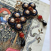 Украшения handmade. Livemaster - original item Earrings pendants crosses. Handmade.