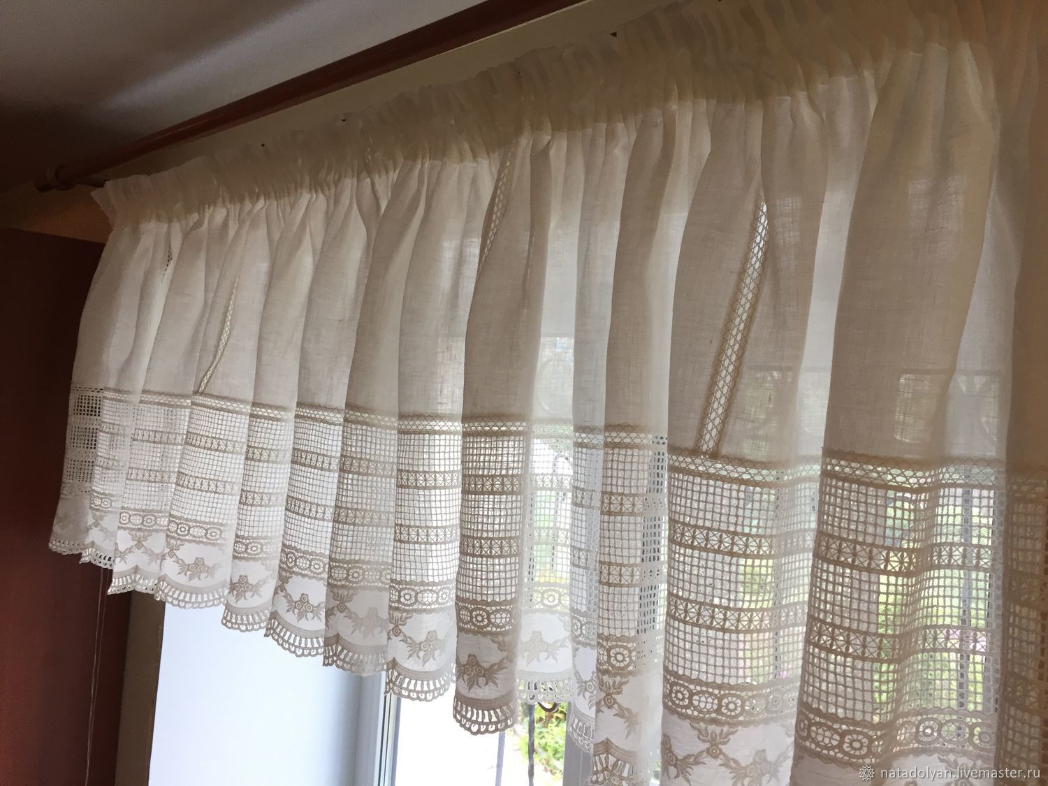Curtains Of Linen Air Pelmet Zakazat Na Yarmarke Masterov