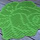 Doormat knitted from a cord embossed warm Rose, Carpets, Kabardinka,  Фото №1