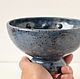 Чаша для бритья Синий скаттл Shaving scuttle. Чаша для бритья. Керамика Dilь_art (Dilart). Ярмарка Мастеров.  Фото №4