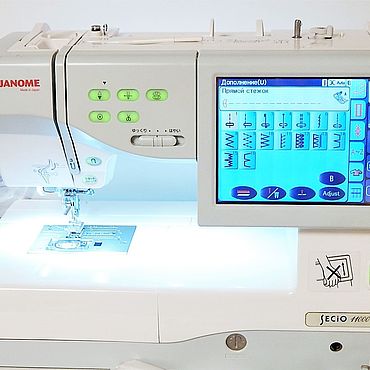 Материалы для творчества ручной работы. Ярмарка Мастеров - ручная работа Janome 11000  швейно вышивальная машина. Handmade.