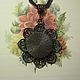 Pendant with embroidery 'Poppies'. Pendants. Anna's pretty things (flowertenderann). My Livemaster. Фото №5