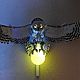 Lamp 'the snowy owl'. Nightlights. Felted toys - WoolenTone. Online shopping on My Livemaster.  Фото №2