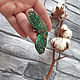 Green Moth brooch made of polymer clay. Brooches. AnnaMalnaya. Online shopping on My Livemaster.  Фото №2