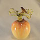 Bell porcelain ' Bird like a delicious Apple'. Bells. aleks.keramika. Online shopping on My Livemaster.  Фото №2