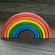 Wooden rainbow, Stuffed Toys, Kukmor,  Фото №1