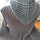 Заказать Жилет женский вязаный из шерсти темно-серого цвета. AccessoriesWool мягко и комфортно. Ярмарка Мастеров. . Жилеты Фото №3