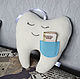 Tooth Toy for Baby teeth, tooth fairy toy. Stuffed Toys. Kiri Decor. Online shopping on My Livemaster.  Фото №2