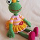 Frog - Princess.Knitted toy. Stuffed Toys. ylya. Online shopping on My Livemaster.  Фото №2