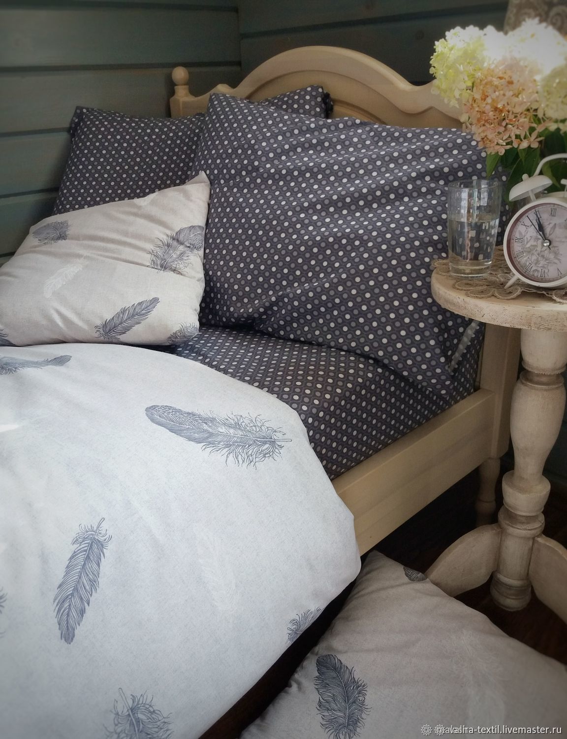 Bed Linen Phoenix Online On Livemaster With Shipping Home Textiles Carpets Handmade Bed Linen Phoenix Sweet Things My