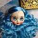Кукла Блайз Мальвина в винтажном стиле. Custom Blythe doll. Кукла Кастом. My_Wonderful_Blythe. Ярмарка Мастеров.  Фото №4