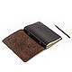 Leather notebook A5 with interchangeable notebooks. Notebooks. Ptaho. My Livemaster. Фото №5