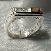 Украшения handmade. Livemaster - original item Rings: with andalusite stone. Handmade.