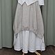 No№228 Double linen boho skirt, Skirts, Ekaterinburg,  Фото №1