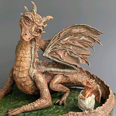 Куклы и игрушки ручной работы. Ярмарка Мастеров - ручная работа Дракон. Handmade.