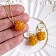 Order 'Cloudberry' earrings and pendant. Country Cottage. Livemaster. . Jewelry Sets Фото №3