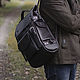 'Hallward' urban leather backpack black. Backpacks. Lemberg Leather. Online shopping on My Livemaster.  Фото №2