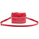 Women's leather bag 'Helga' (red), Crossbody bag, St. Petersburg,  Фото №1