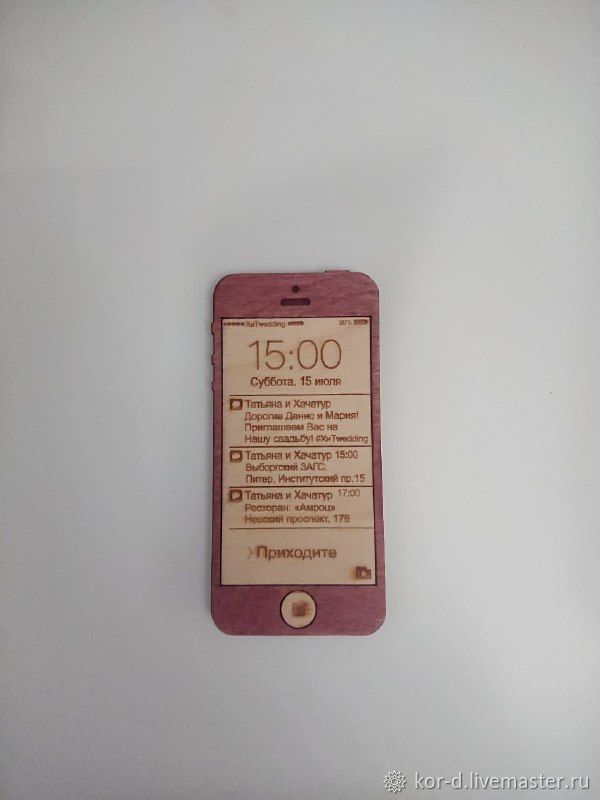 Вафельная картинка Iphone