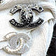 Embroidered CC brooch. Brooches. chichicjewels. Online shopping on My Livemaster.  Фото №2