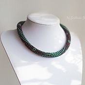 Украшения handmade. Livemaster - original item Necklace: Bead Harness Greek style. Handmade.