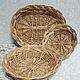 Order Set wicker plates for the kitchen (3 PCs). Elena Shitova - basket weaving. Livemaster. . Basket Фото №3