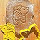 Вырубка+штамп для печенья рождественский олень, Формы для выпечки, Самара,  Фото №1
