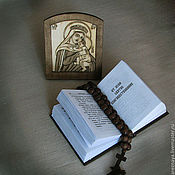 Крестик: Курск - деревянный нательный крест-распятие из кипариса