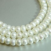 Материалы для творчества handmade. Livemaster - original item Natural pearl rondel(P10). pcs. Handmade.