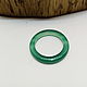 Order 15.75 Thin ring green chalcedony 2. Selberiya shop. Livemaster. . Rings Фото №3
