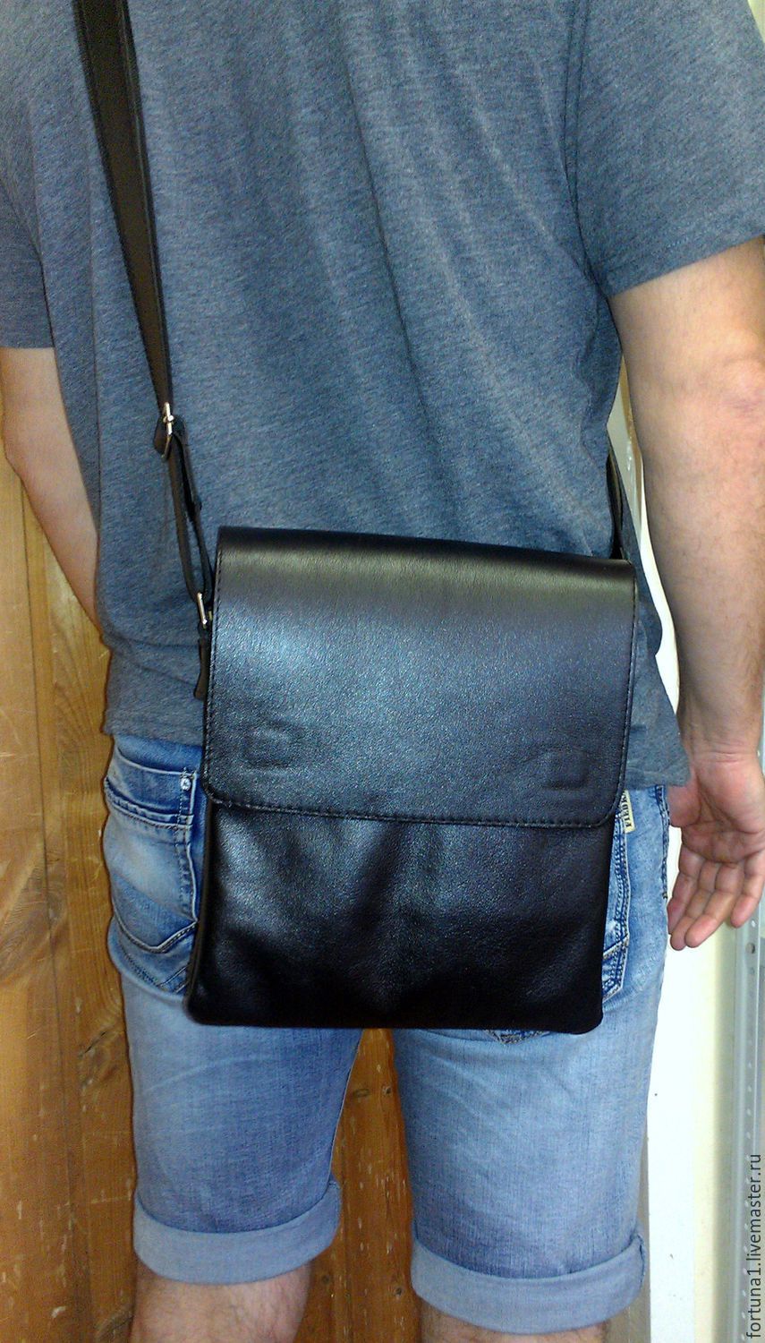 Bag leather mens 152, Men\'s bag, St. Petersburg,  Фото №1