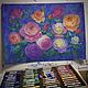 Painting of Roses Painting with flowers ' Night rose garden', Pictures, Moscow,  Фото №1