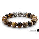 Men's bracelet made of Baltic amber with silver charms. Bead bracelet. Wingerski. Online shopping on My Livemaster.  Фото №2