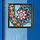 The picture is a long time. mandala. Flowers. Oil. Framed, Pictures, Udomlya,  Фото №1