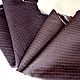 Genuine leather quilted Dark brown zig-zag (set of 2 skins). Leather. tarzderi. Online shopping on My Livemaster.  Фото №2