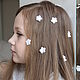 Заказать Бабочка из шелка. Ирина Черкашина. Ярмарка Мастеров. . Украшения для причесок Фото №3