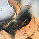 Buy interior painting of the artist modern abstraction with gold, Pictures, Moscow,  Фото №1