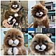 Realistic collectible toy cat 'Baron'. Stuffed Toys. zubarevairina. My Livemaster. Фото №6