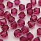 PR-24 Биконусы хрусталь 3 мм Fuchsia 10 шт (Preciosa), Кристаллы, Нижний Новгород,  Фото №1