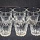Set of six faceted vodka glasses on a stand, USSR. Vintage glasses. Mir Stariny. Online shopping on My Livemaster.  Фото №2