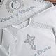 Order Baptismal set The First Sacrament with personalized embroidery. Happy White. Livemaster. . Christening set Фото №3