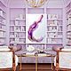 Интерьерная картина «Тирийское пламя». ALCOHOL INK. Картины. Elle Art Studio. Интернет-магазин Ярмарка Мастеров.  Фото №2