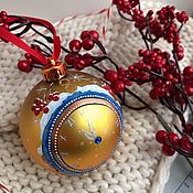 Сувениры и подарки handmade. Livemaster - original item Christmas ball 