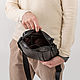 Мужская кожаная сумка через плечо "Marcus" (Чёрная). Мужская сумка. ASLED - Лаконичные сумки. Ярмарка Мастеров.  Фото №5