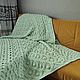 Knitted plaid bedspread on the sofa and bed, a gift for the new year. Bedspreads. komarovanata. My Livemaster. Фото №5