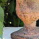 Jarrón bajo metal oxidado Vintage Jardín envejecido calle. Pots. Decor concrete Azov Garden. Ярмарка Мастеров.  Фото №4