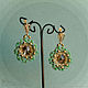 Order Earrings from beads Princess. Mandarinka (mandarinka-rnd). Livemaster. . Earrings Фото №3