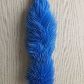 Материалы для творчества handmade. Livemaster - original item Finnish Light blue tail / natural fur. Handmade.